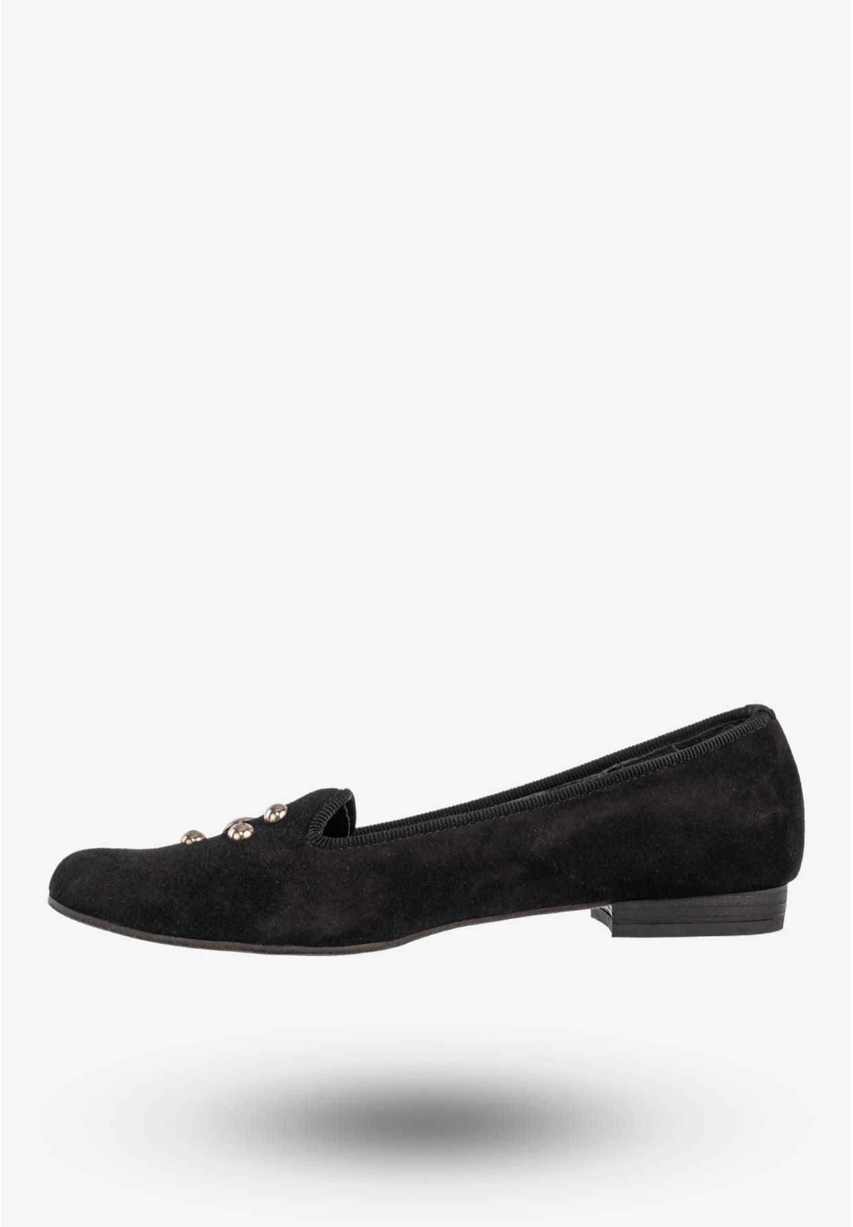 Mokasyny Damskie Skórzane Buty Lordsy Płaski Obcas Czarne Szewczyk