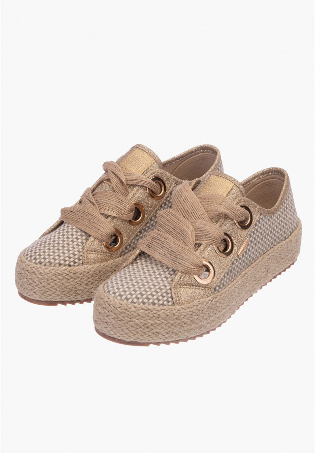 Espadryle Damskie Big Star Beżowe JJ274392