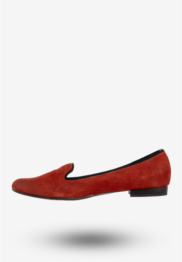 Mokasyny Damskie Skórzane Buty Płaski Obcas Szewczyk