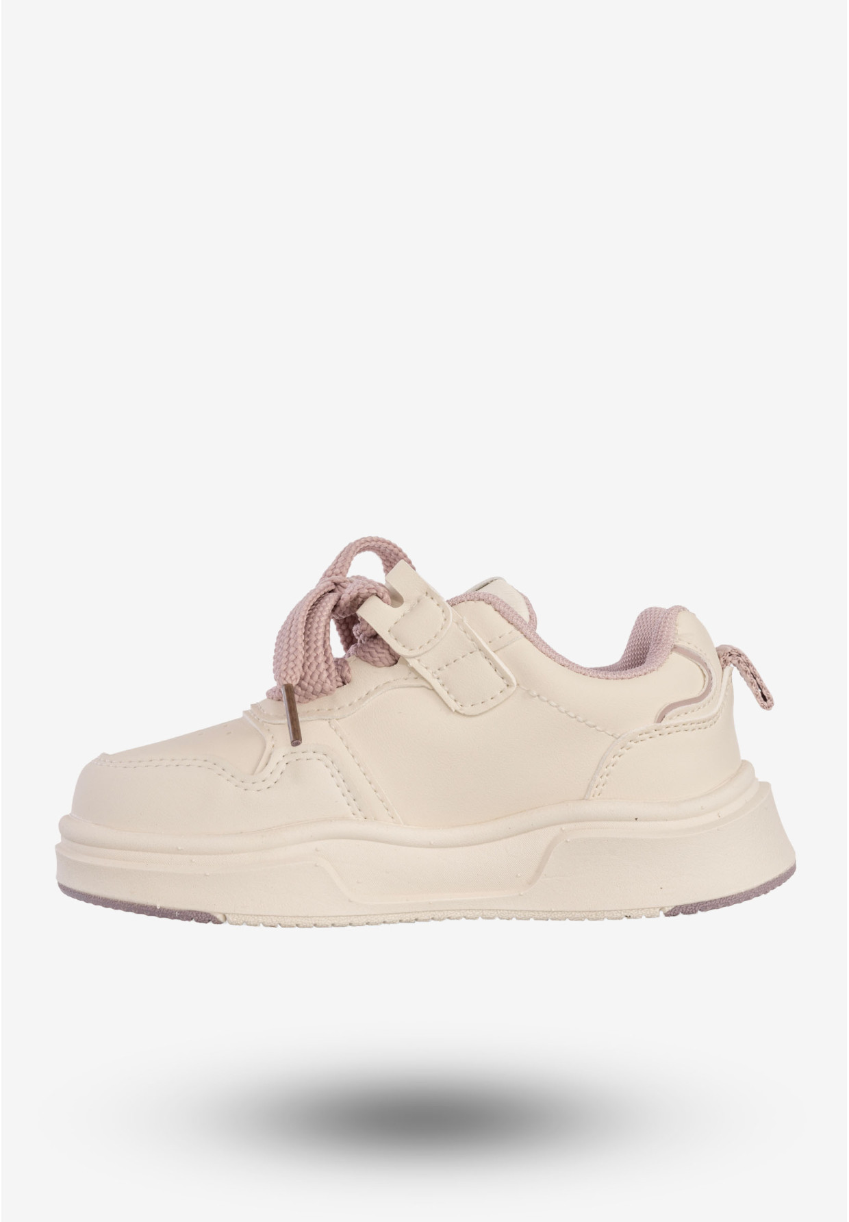 Sneakersy Dziecięce Na Rzepy Buty Sportowe Półbuty Beżowe Apawwa