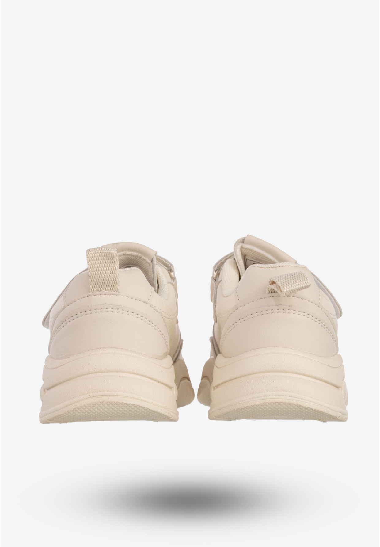 Sneakersy Dziecięce Na Rzepy Buty Sportowe Skórzana Wkładka Apawwa
