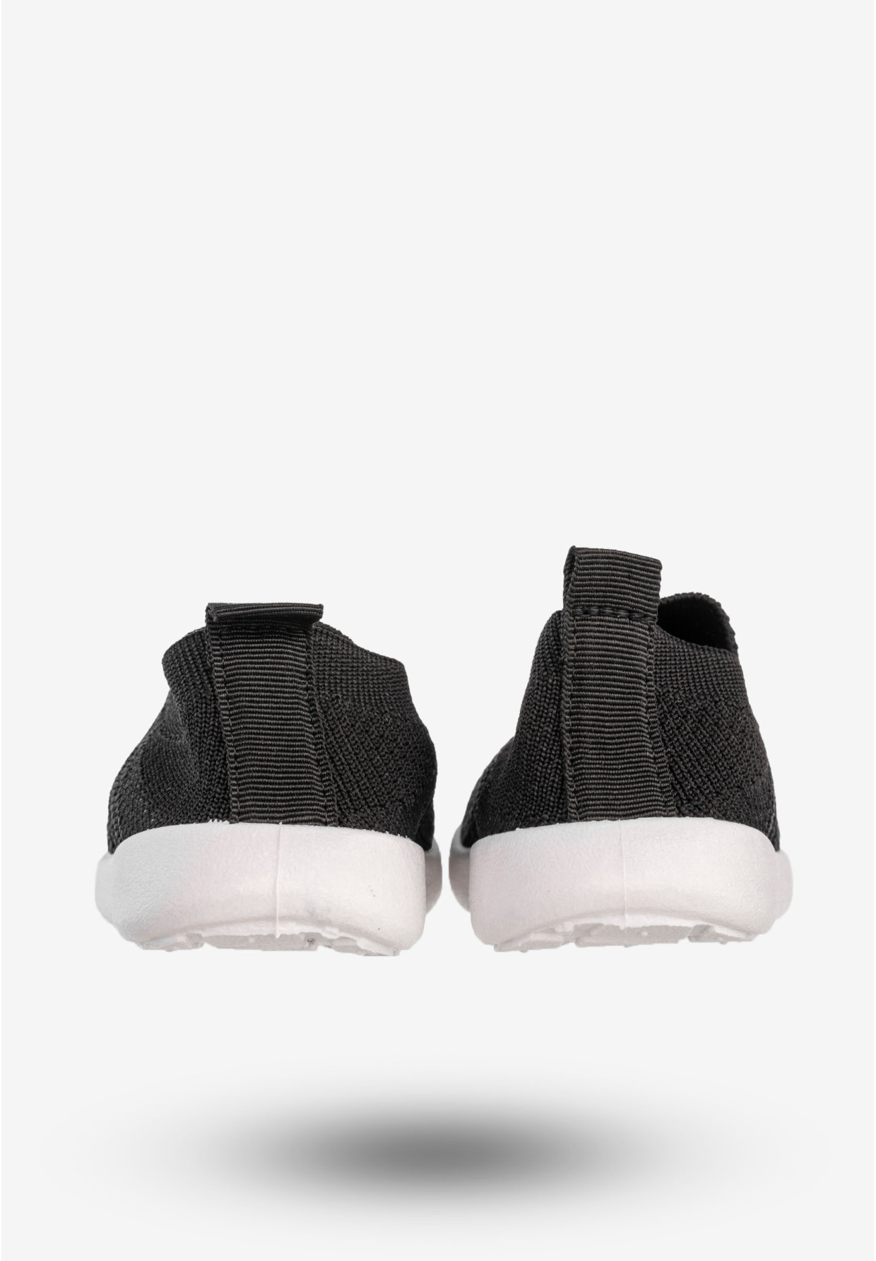 Sneakersy Dziecięce Wsuwane Buty Sportowe Lekkie Czarne Apawwa