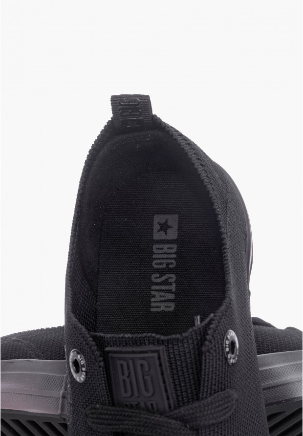 Trampki Damskie Big Star Czarne LL274239
