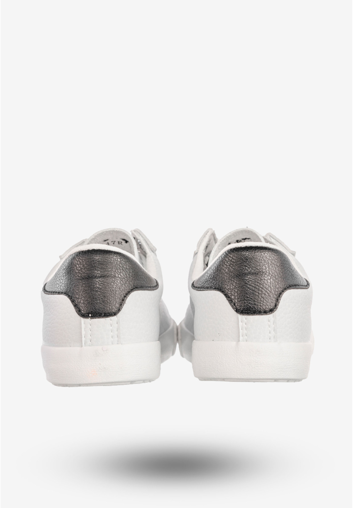 Tenisówki Damskie Ekoskóra Sneakersy Buty Półbuty Białe ShoSho