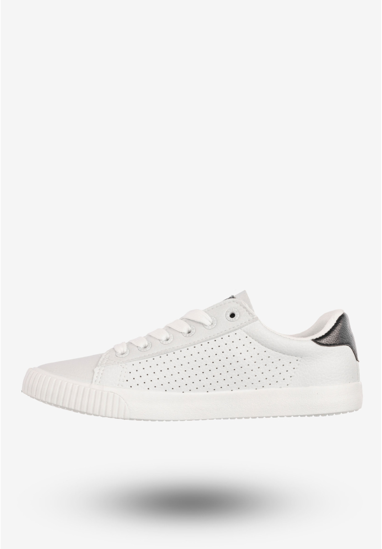 Tenisówki Damskie Ekoskóra Sneakersy Buty Półbuty Białe ShoSho