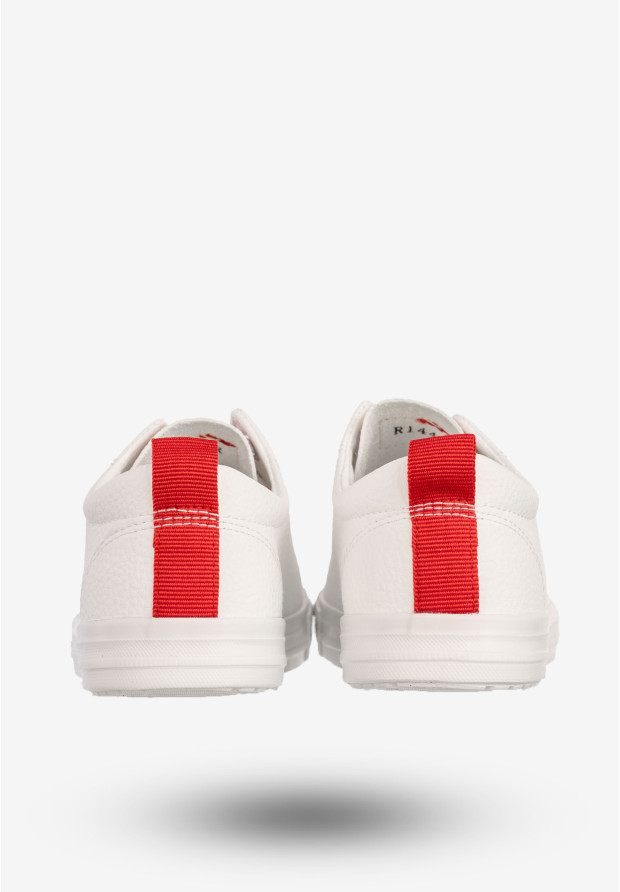 Sneakersy Damskie Tenisówki Ekoskóra Buty Półbuty Białe ShoSho