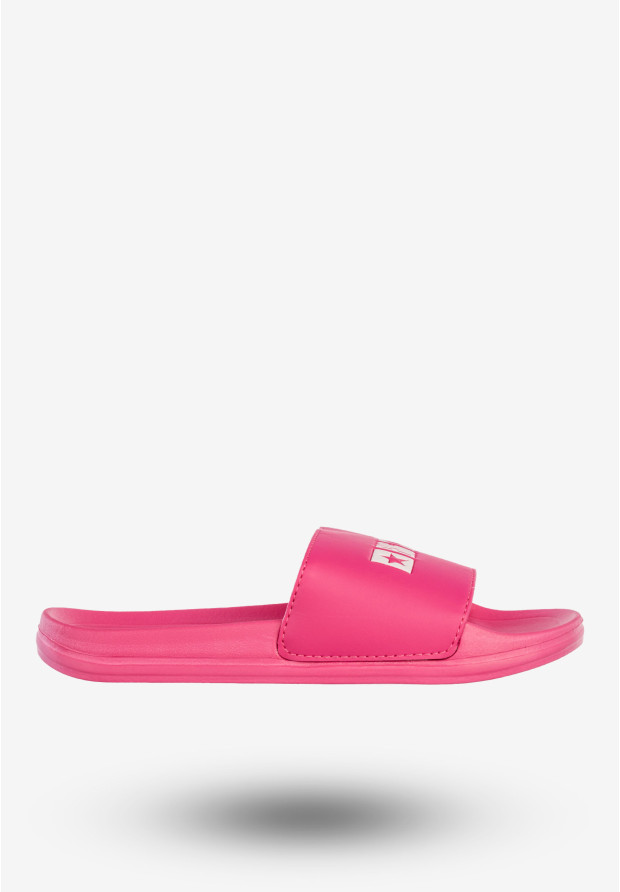 Klapki Damskie BIG STAR Buty Casual Fuksja NN274A660