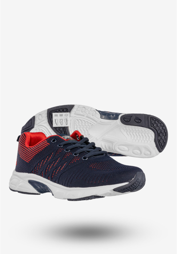Sneakersy Młodzieżowe Buty Sportowe Do Biegania Granatowe DK SA3005