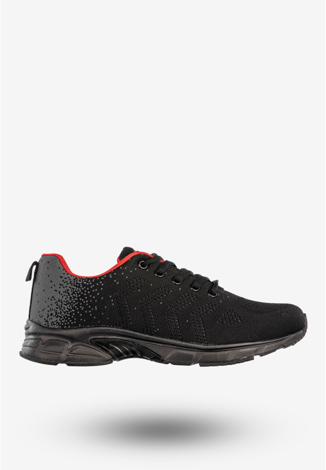 Sneakersy Młodzieżowe Buty Sportowe Do Biegania Czarne DK