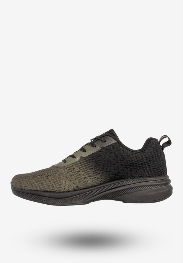 Sneakersy Męskie Buty Sportowe Do Biegania Khaki DK