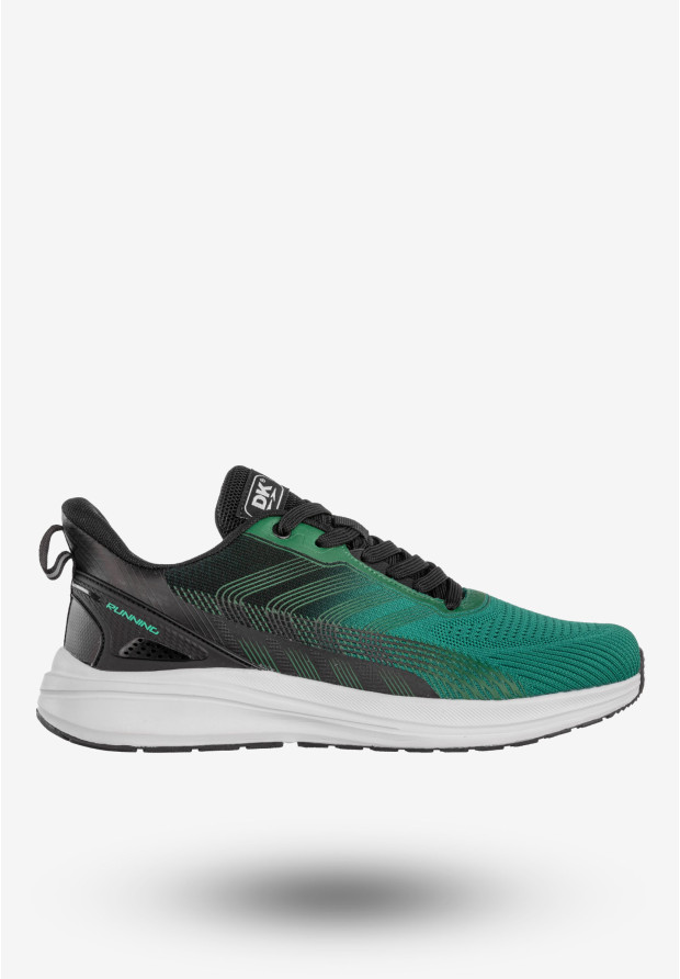 Sneakersy Męskie Buty Sportowe Do Biegania Zielone DK