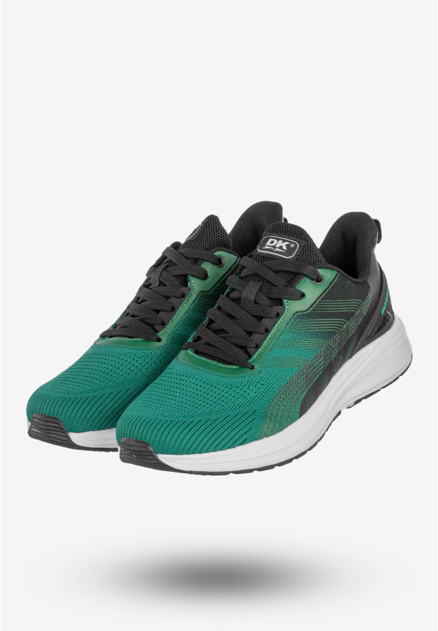 Sneakersy Męskie Buty Sportowe Do Biegania Zielone DK