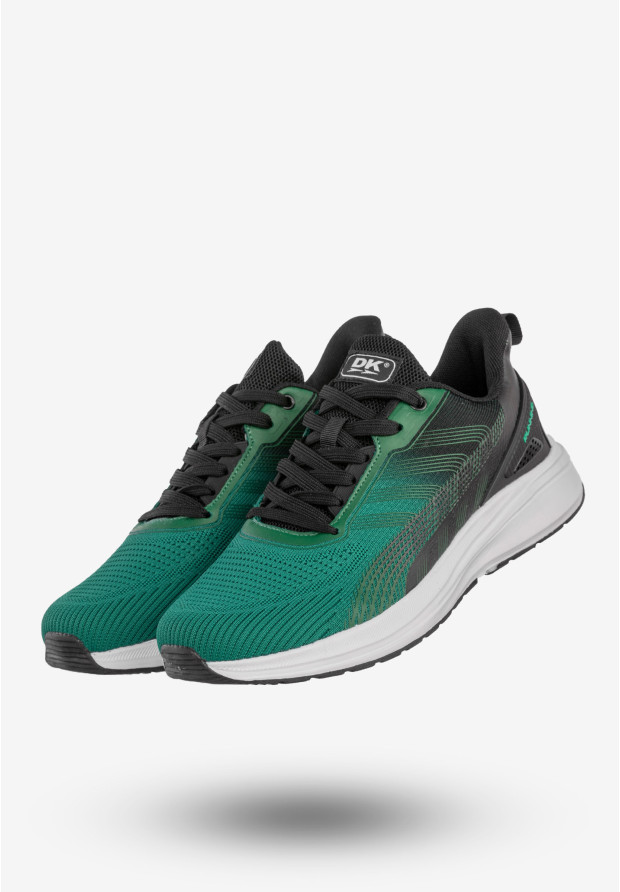 Sneakersy Męskie Buty Sportowe Do Biegania Zielone DK