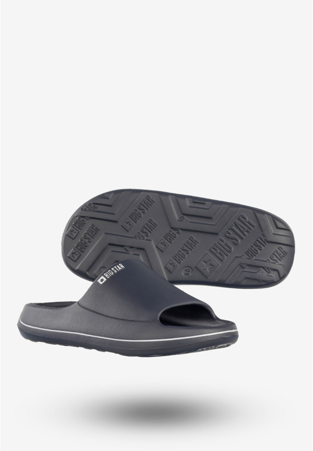 Klapki Damskie BIG STAR Sportowe Buty Granatowe SS274423