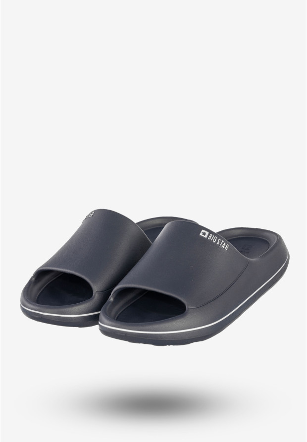 Klapki Damskie BIG STAR Sportowe Buty Granatowe SS274423