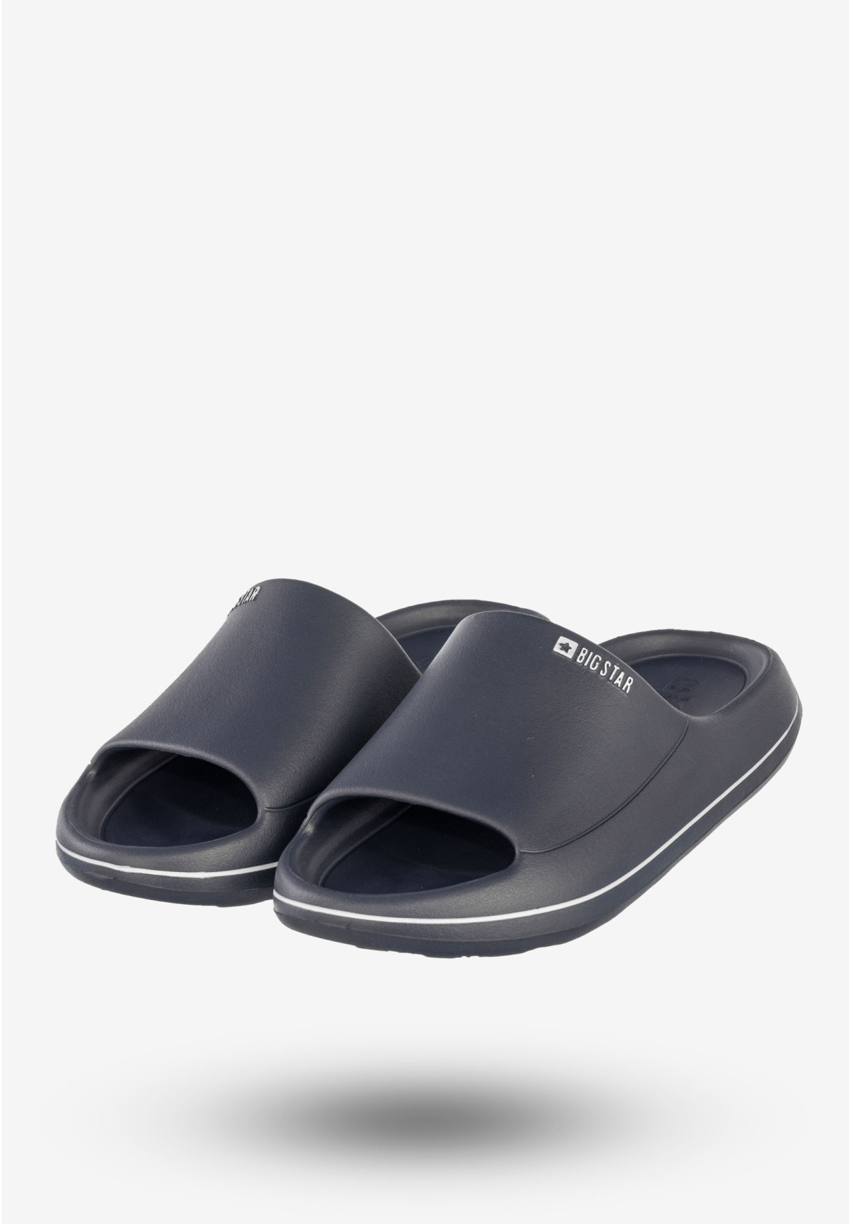Klapki Damskie BIG STAR Sportowe Buty Granatowe SS274423
