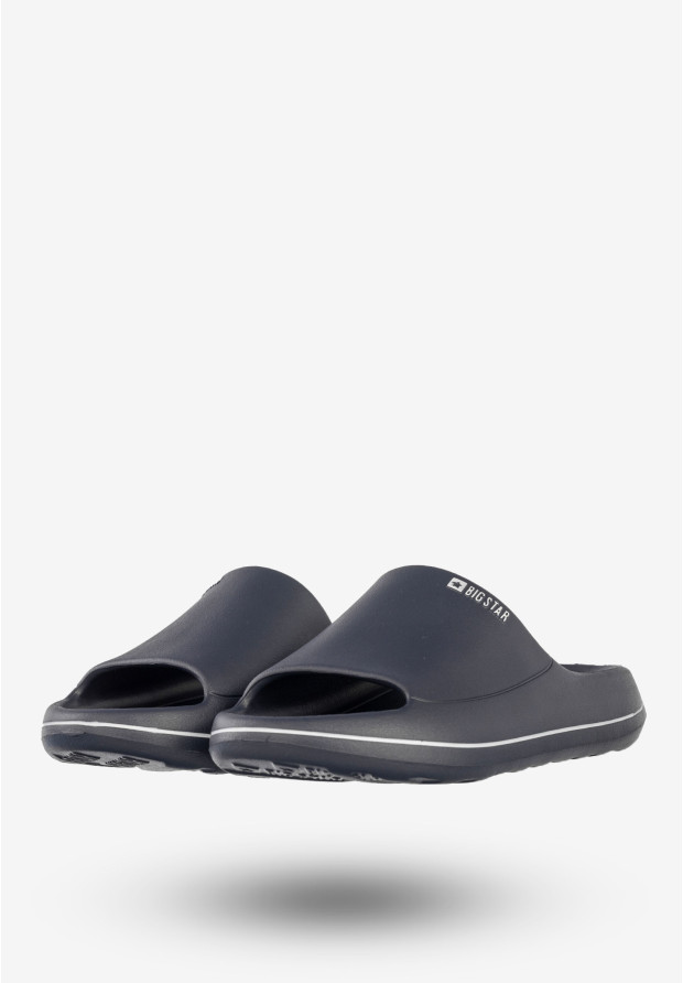 Klapki Damskie BIG STAR Sportowe Buty Granatowe SS274423