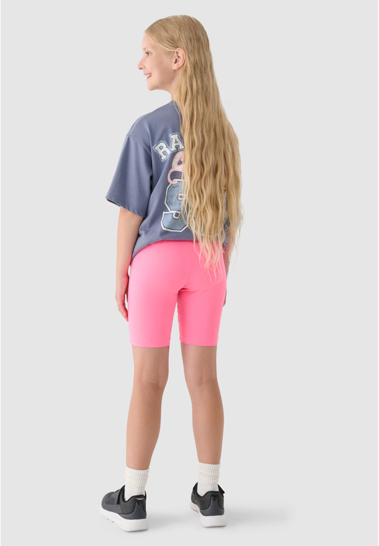 Legginsy Dziewczęce Kolarki 4F Dzianinowe Różowe 4FJRSS24TSTIF015