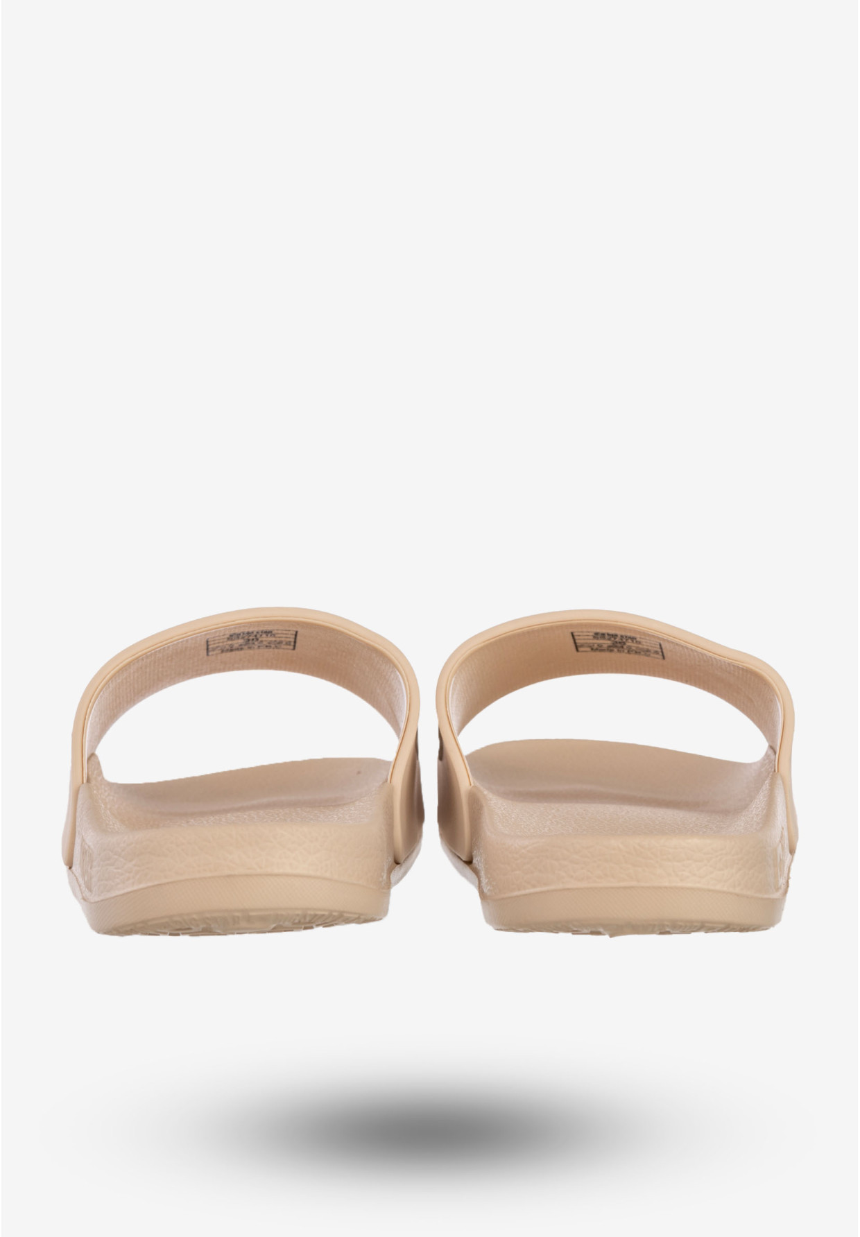 Klapki Damskie BIG STAR Sportowe Buty LOGO Beżowe SS274710