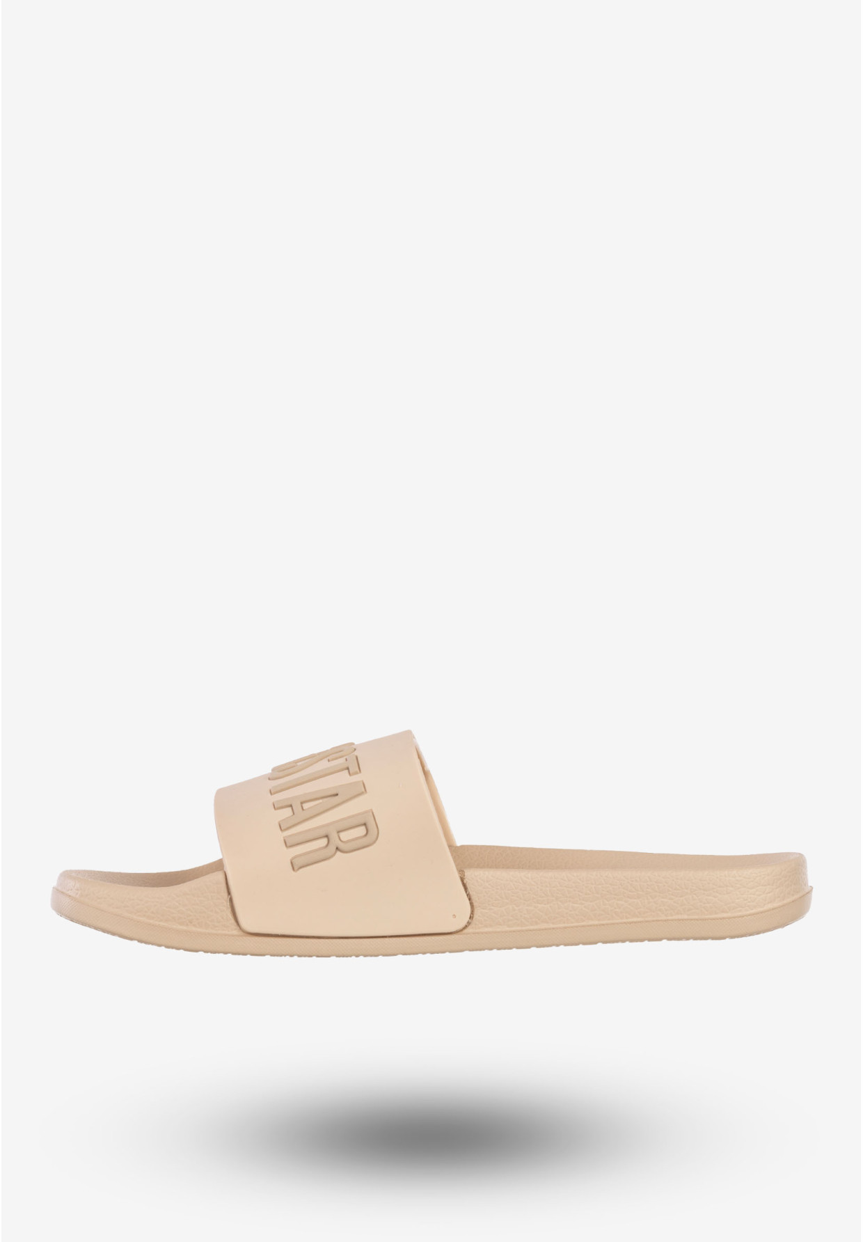 Klapki Damskie BIG STAR Sportowe Buty LOGO Beżowe SS274710