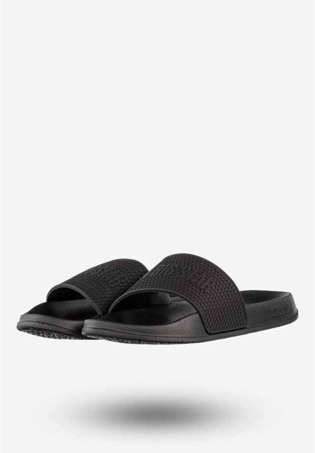 Klapki Męskie BIG STAR Buty Klasyczne Sportowe Czarne SS174356