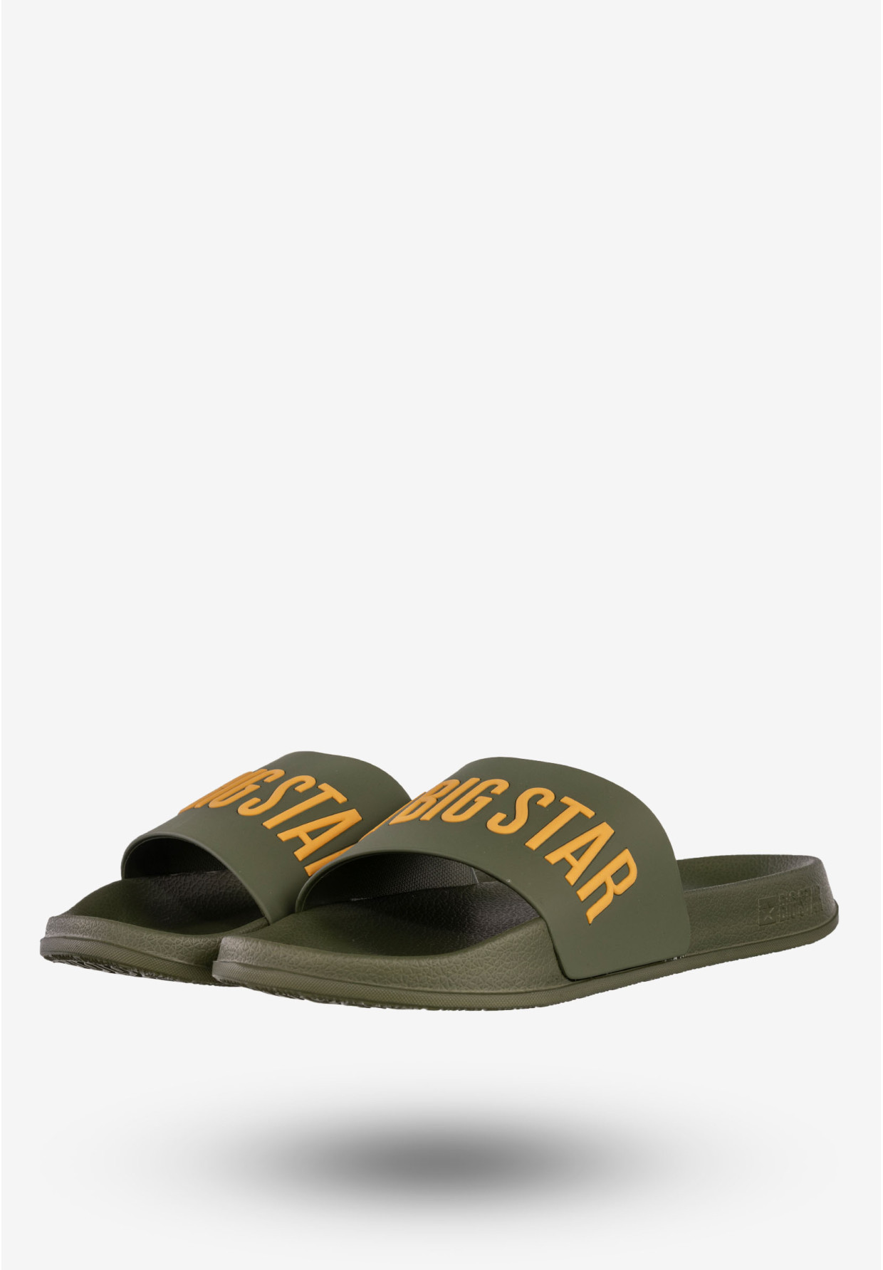 Klapki Męskie BIG STAR Buty Klasyczne Sportowe Zielone SS174360