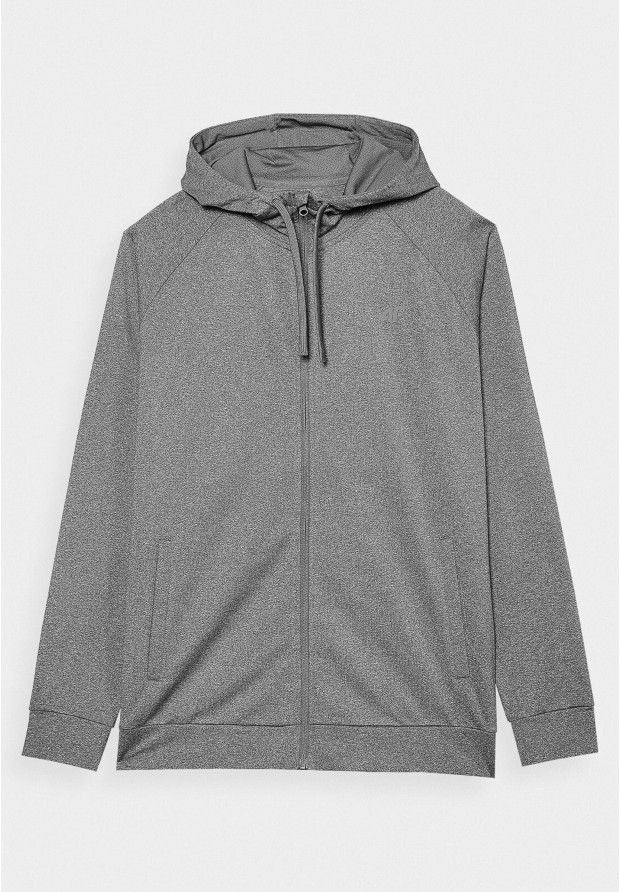 Bluza Męska 4F Szara Rozpinana Sportowa Treningowa 4FWAW24TFSWM403