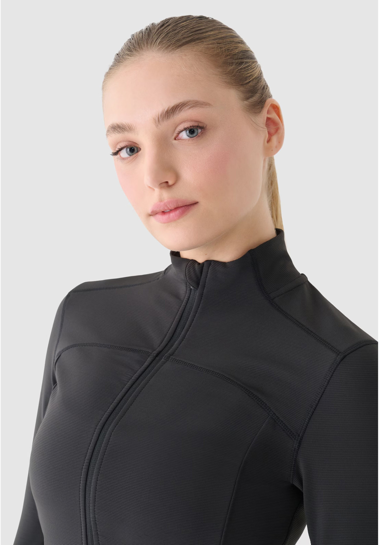 Bluza Damska 4F Treningowa Sportowa Rozpinana Szara 4FWAW24TFSWF391