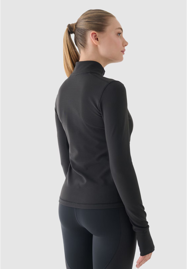 Bluza Damska 4F Treningowa Sportowa Rozpinana Szara 4FWAW24TFSWF391