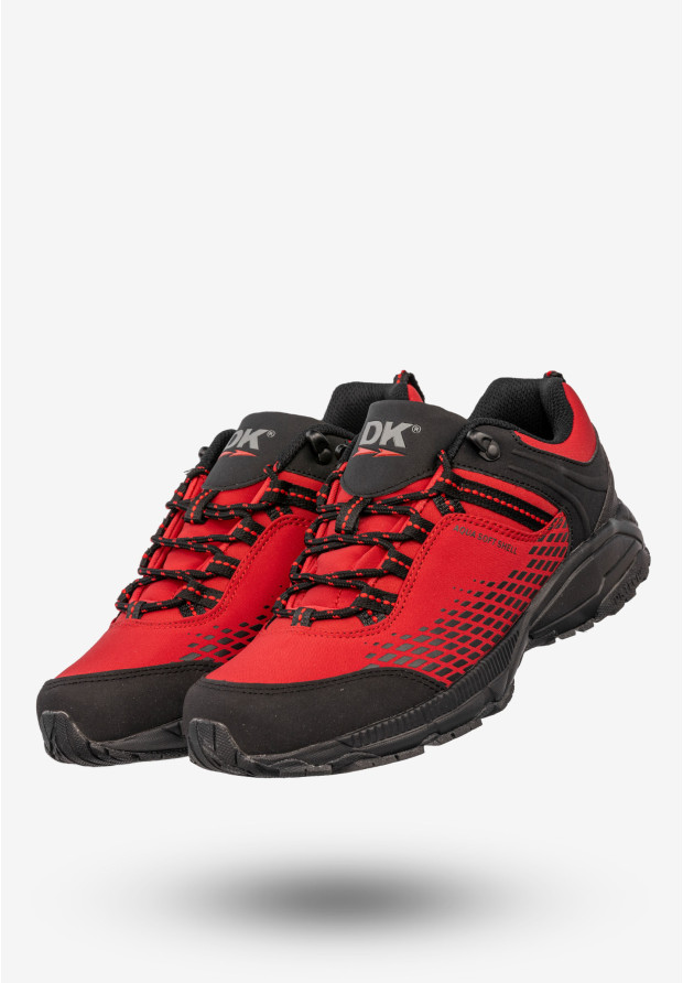 Sneakersy Męskie Buty Sportowe Aqua Soft Shell Czerwone DK Prince