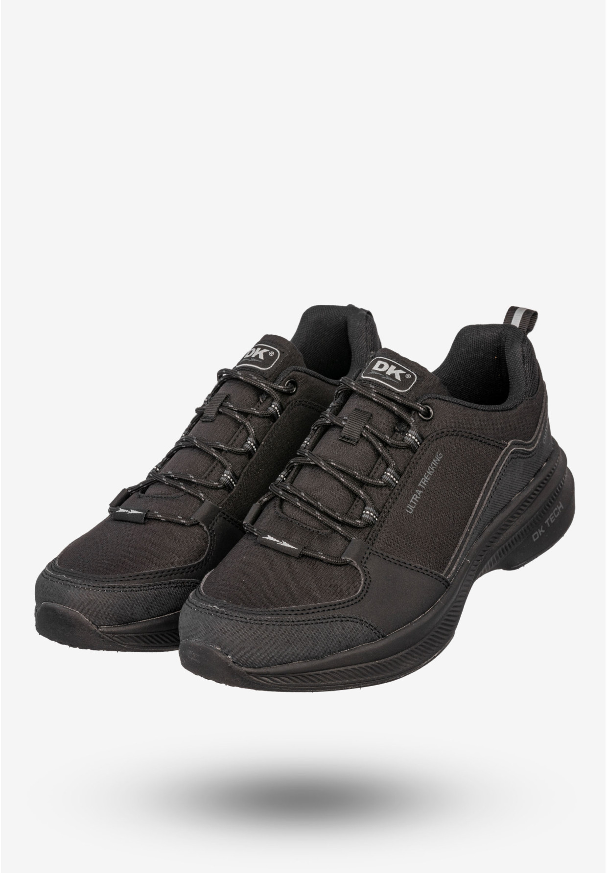 Sneakersy Męskie Buty Sportowe Trekkingowe Czarne DK Anakin