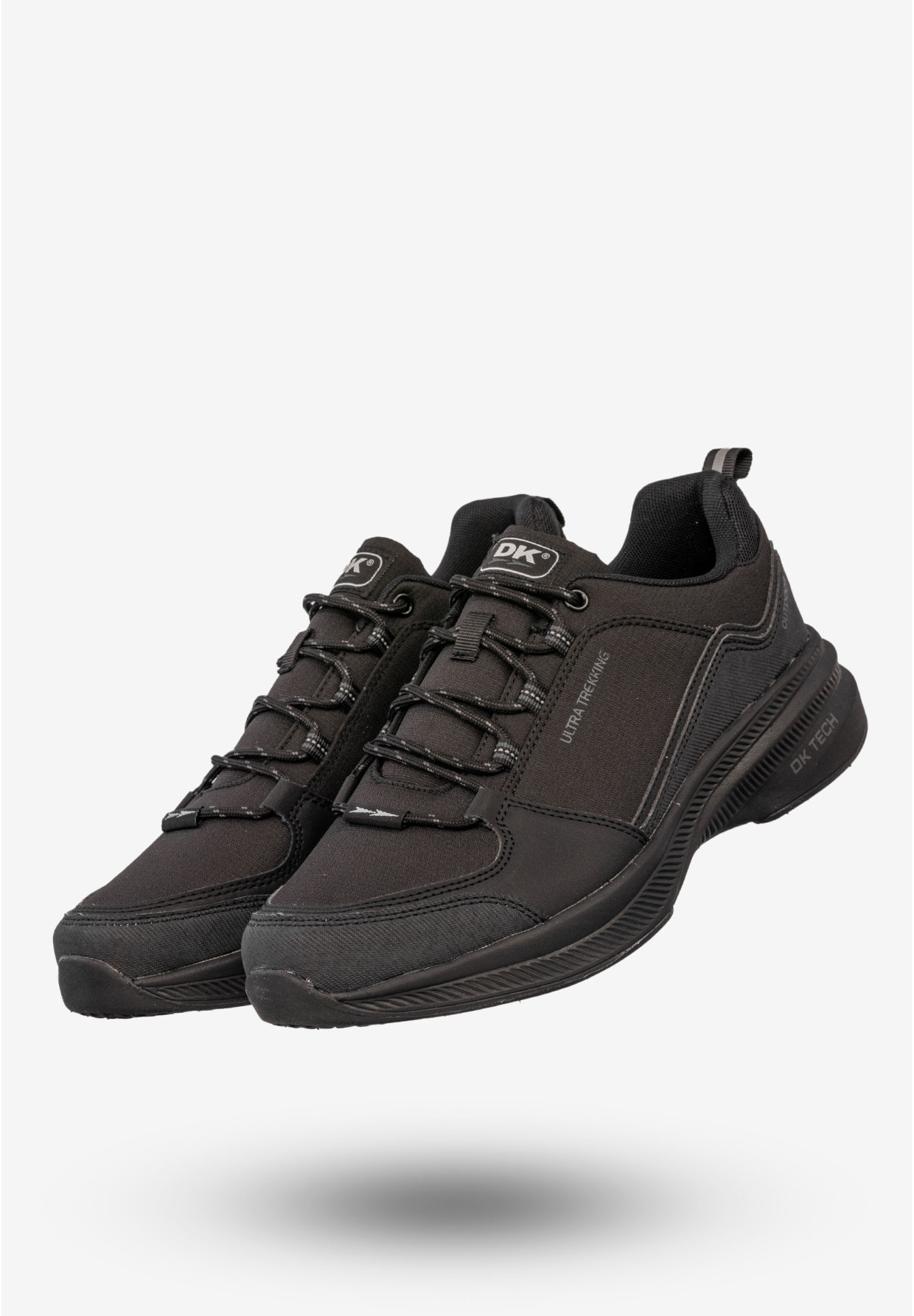 Sneakersy Męskie Buty Sportowe Trekkingowe Czarne DK Anakin