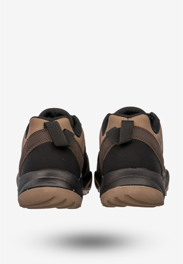 Sneakersy Męskie Buty Sportowe Trekkingowe Softshell Brązowe DK Swat