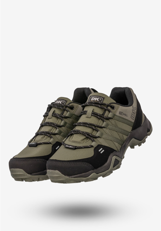 Sneakersy Męskie Buty Sportowe Trekkingowe Softshell Khaki DK Swat