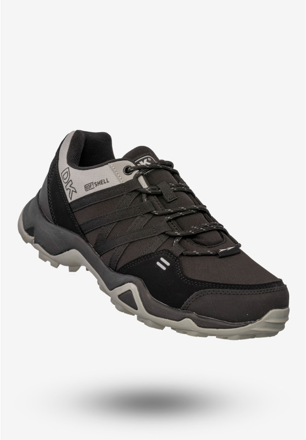 Czarno-szare buty trekkingowe DK VB17282 dla mężczyzn