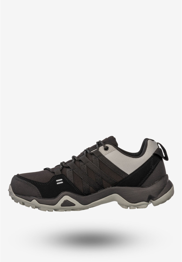 Sneakersy Męskie Buty Sportowe Trekkingowe Softshell Czarne DK Swat