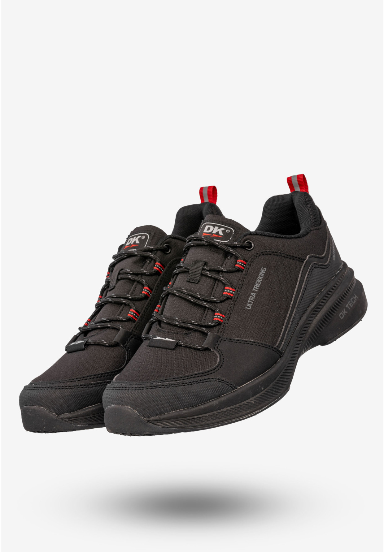 Sneakersy Męskie Buty Sportowe Trekkingowe Czarne DK Anakin