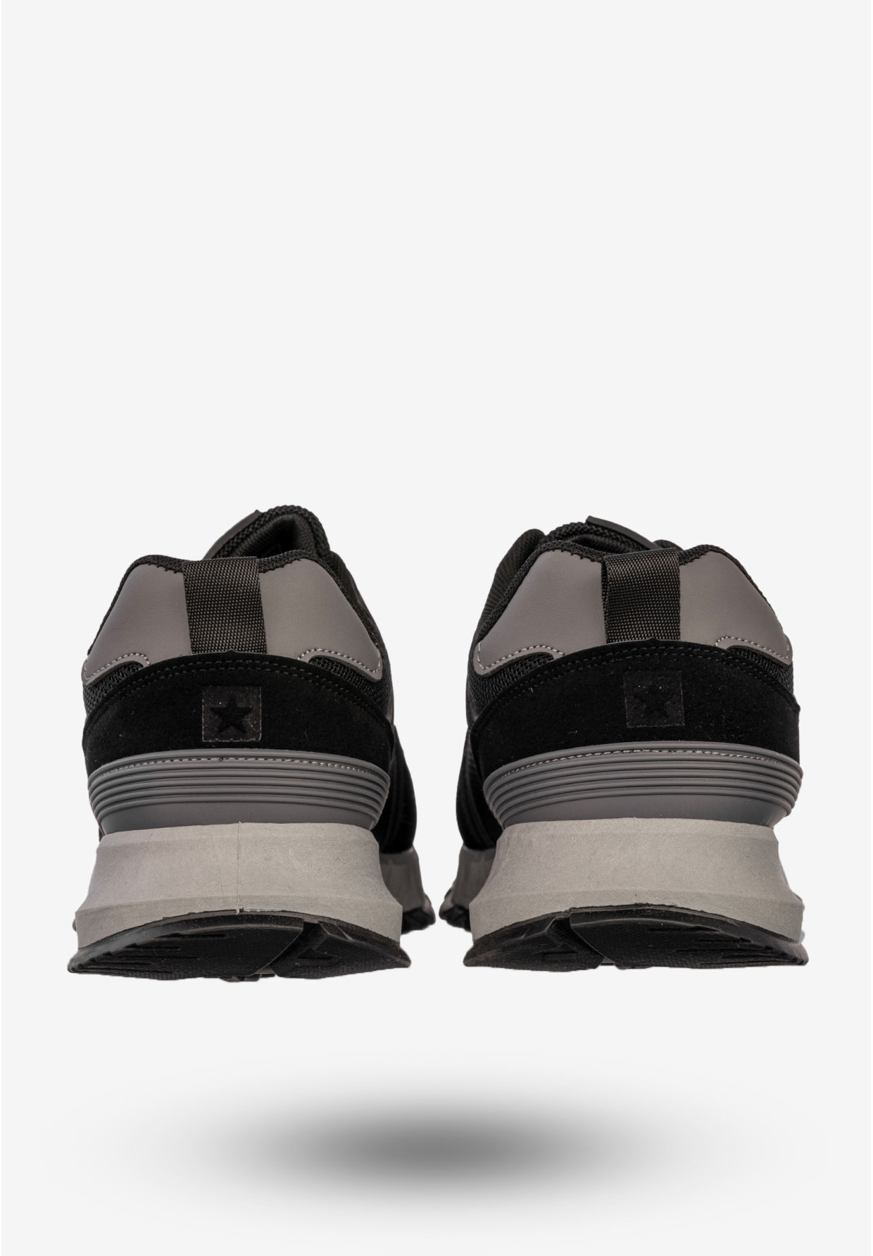 Sneakersy Męskie BIG STAR Buty Sportowe Półbuty Czarne SS174062