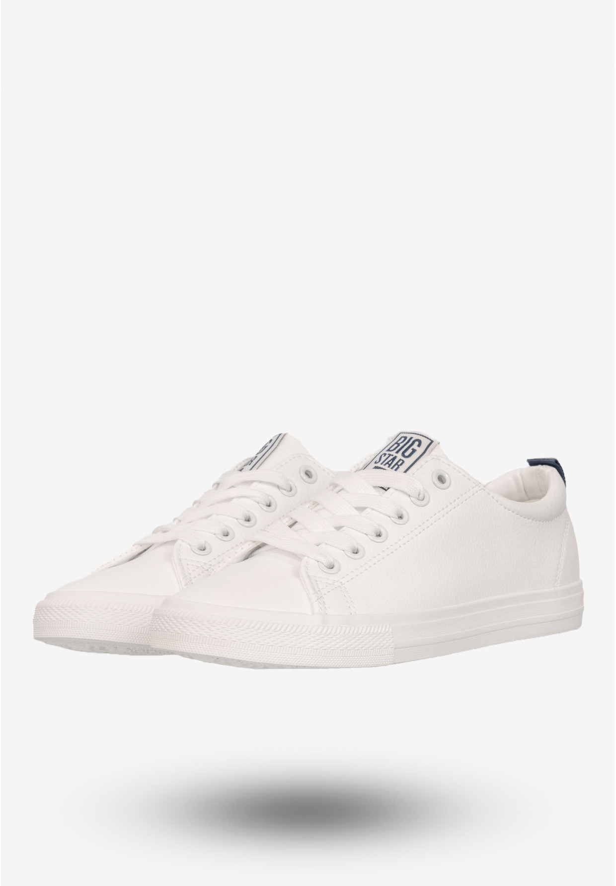 Trampki Damskie BIG STAR Buty Niskie Sneakersy Białe SS274604