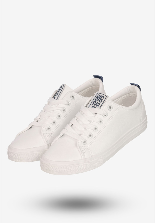Trampki Damskie BIG STAR Buty Niskie Sneakersy Białe SS274604