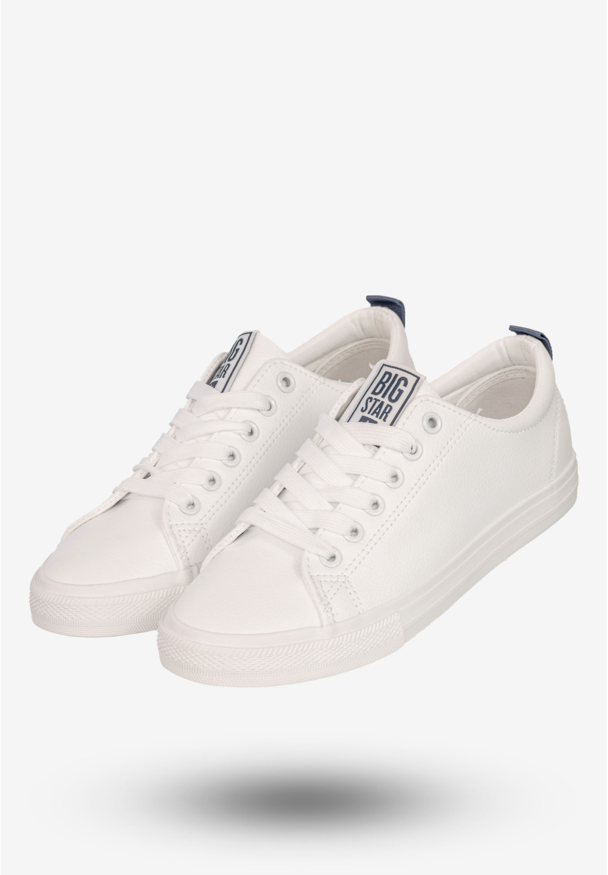 Trampki Damskie BIG STAR Buty Niskie Sneakersy Białe SS274604