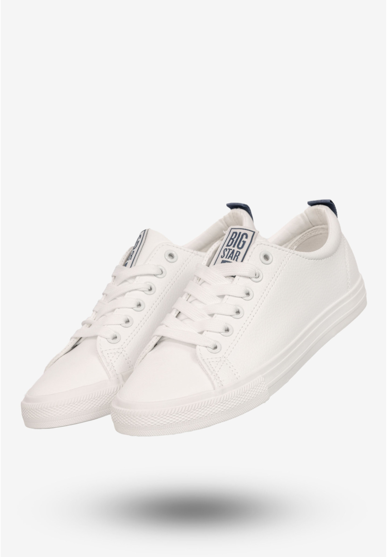 Trampki Damskie BIG STAR Buty Niskie Sneakersy Białe SS274604