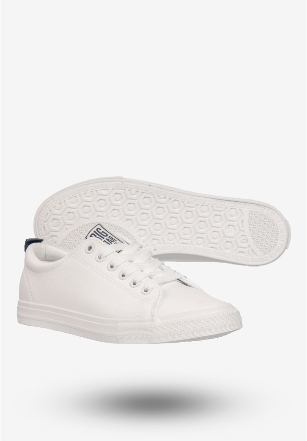 Trampki Damskie BIG STAR Buty Niskie Sneakersy Białe SS274604