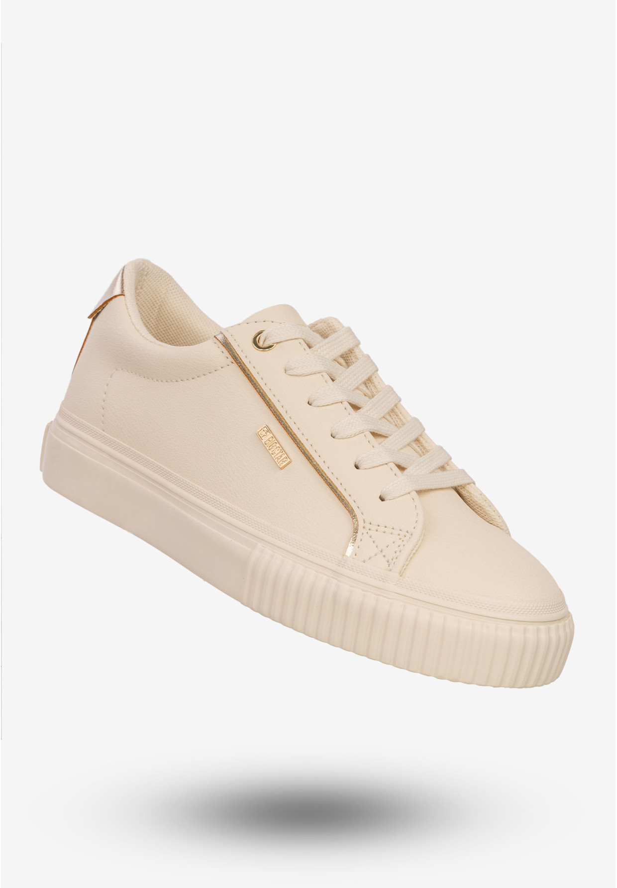 Sneakersy Damskie BIG STAR Buty Sportowe Półbuty Beżowe SS274027