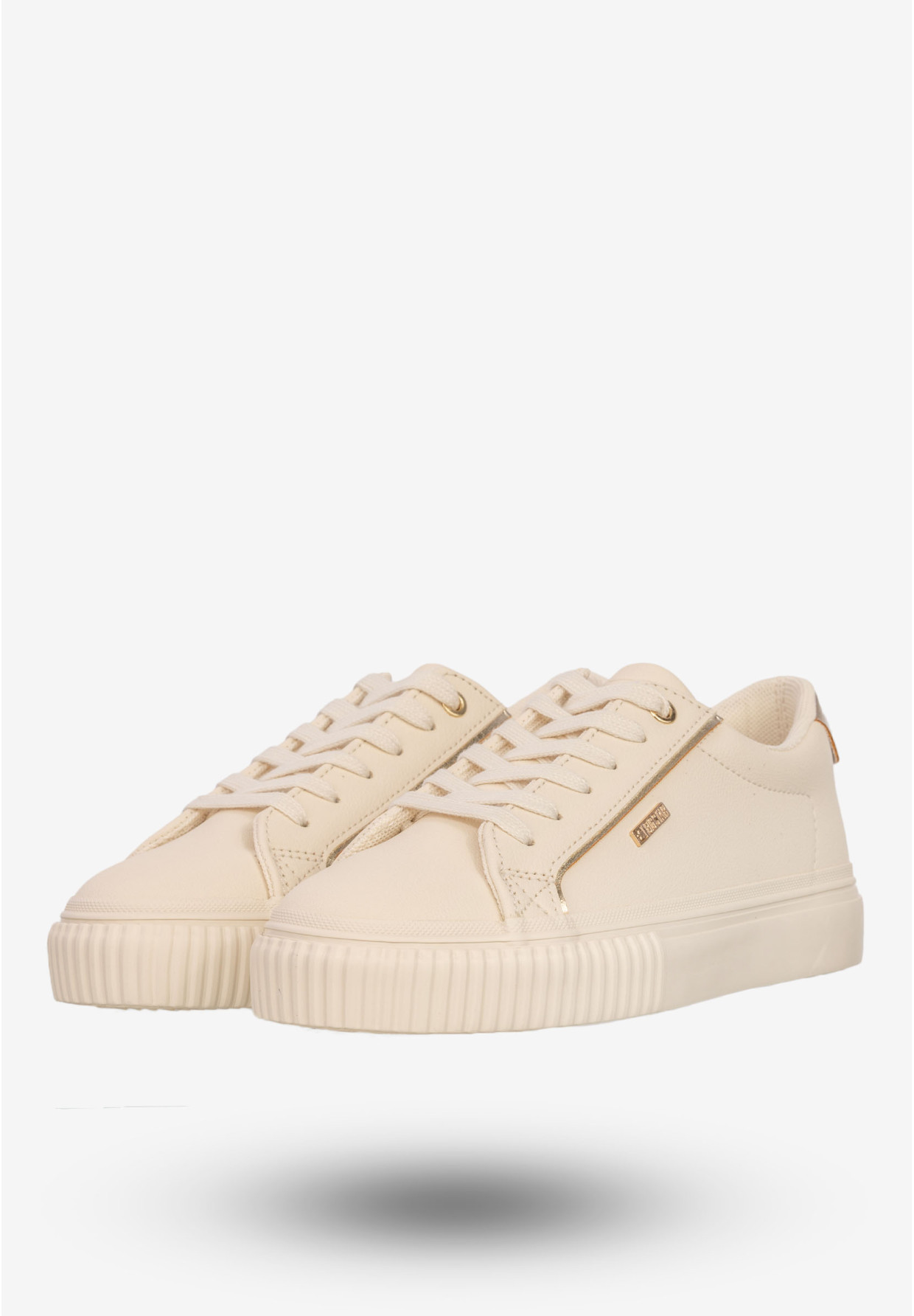 Sneakersy Damskie BIG STAR Buty Sportowe Półbuty Beżowe SS274027