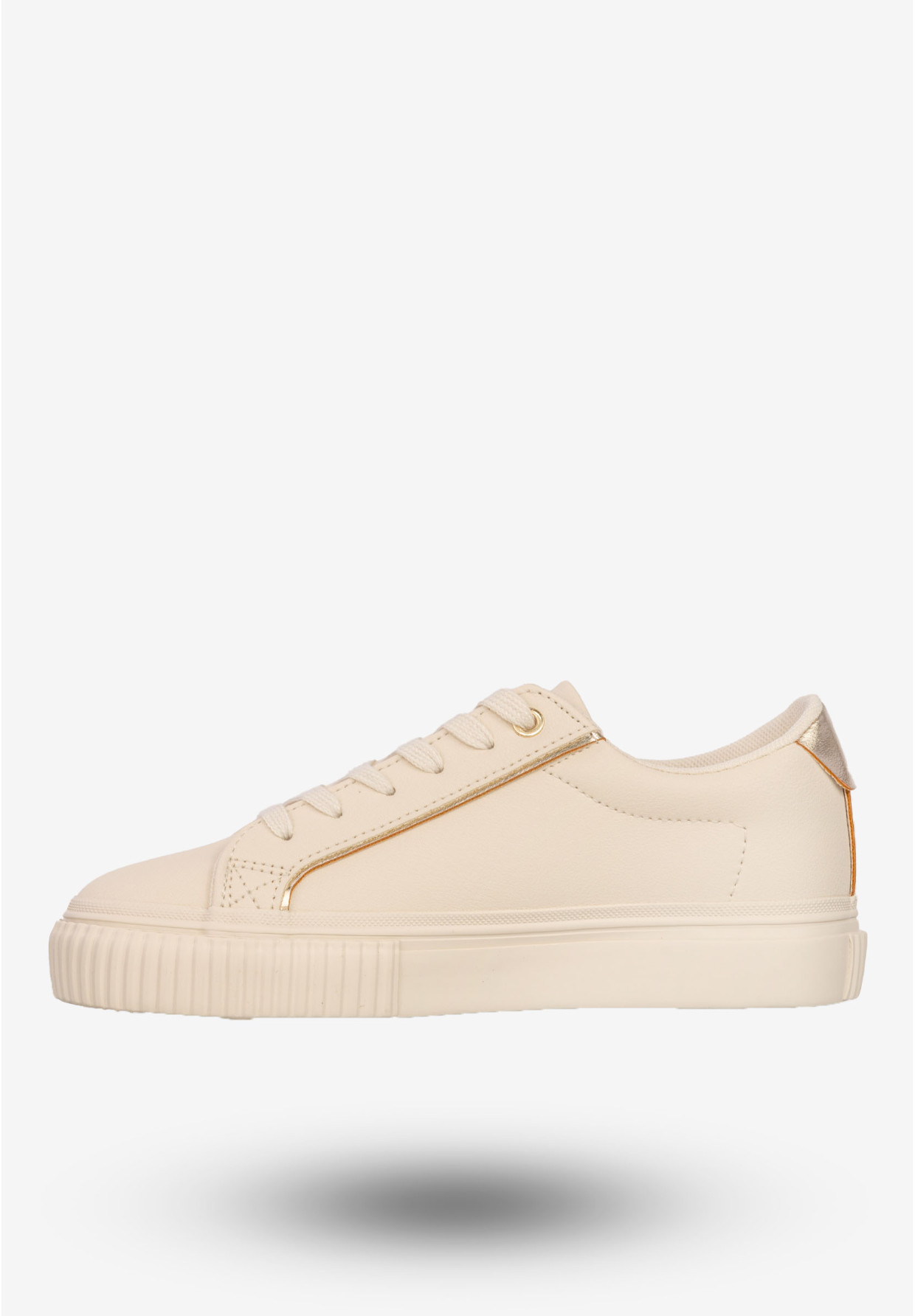 Sneakersy Damskie BIG STAR Buty Sportowe Półbuty Beżowe SS274027