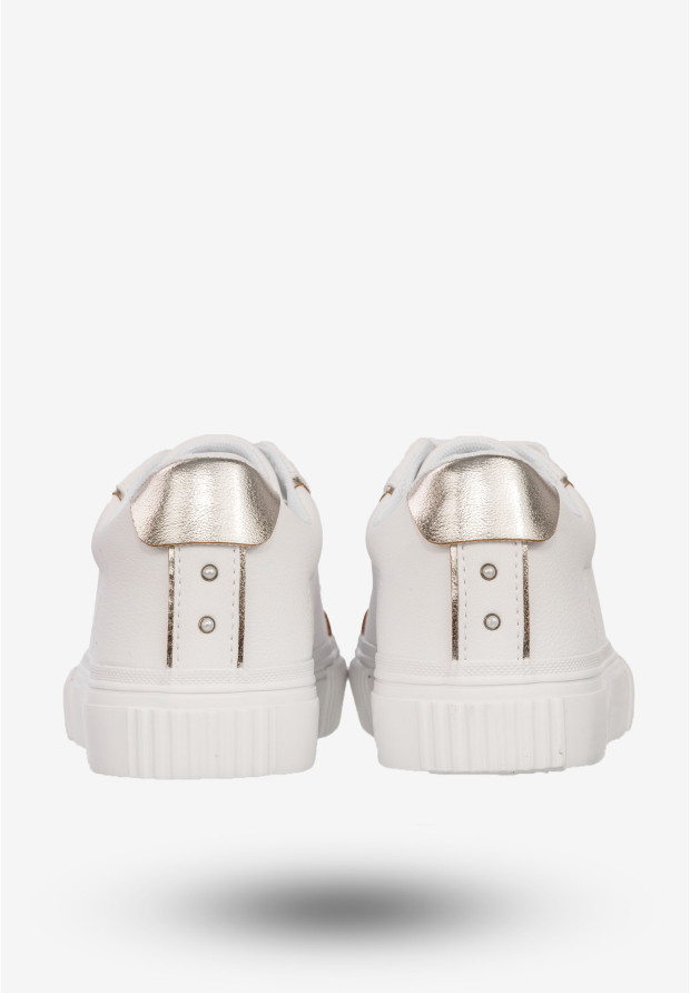 Sneakersy Damskie BIG STAR Buty Sportowe Półbuty Białe SS274026