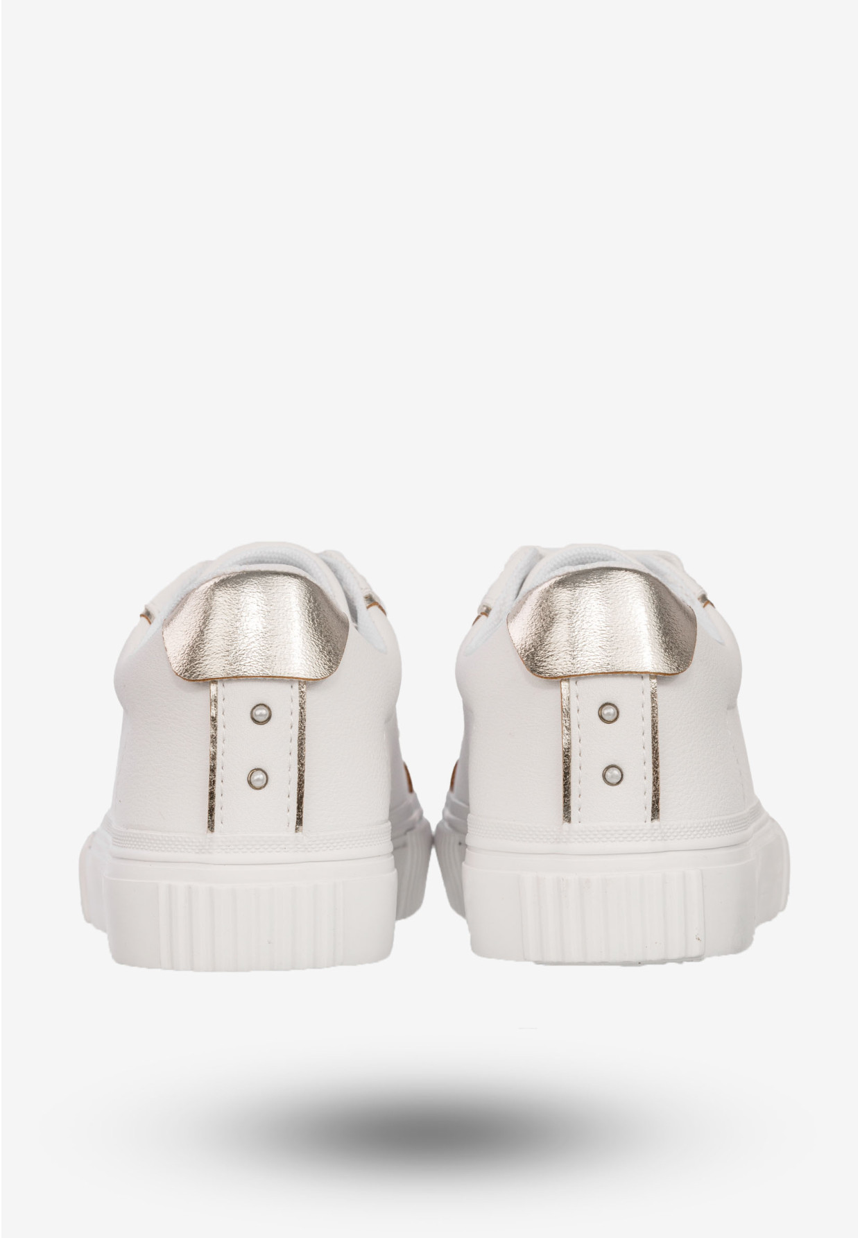 Sneakersy Damskie BIG STAR Buty Sportowe Półbuty Białe SS274026