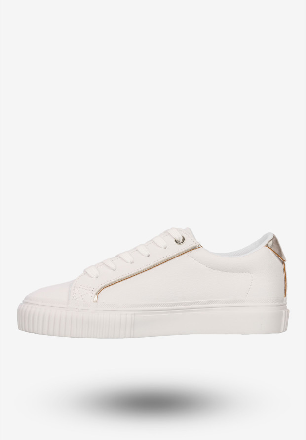 Sneakersy Damskie BIG STAR Buty Sportowe Półbuty Białe SS274026