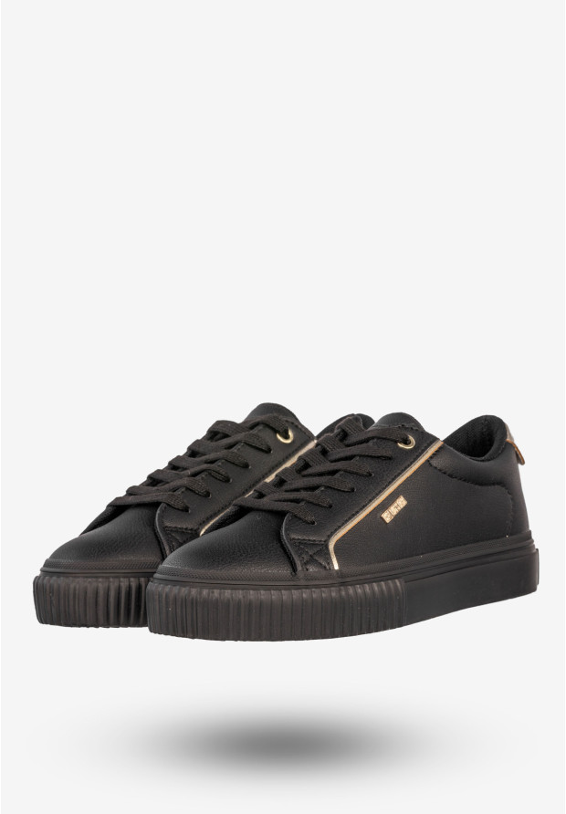 Sneakersy Damskie BIG STAR Buty Sportowe Półbuty Czarne SS274025
